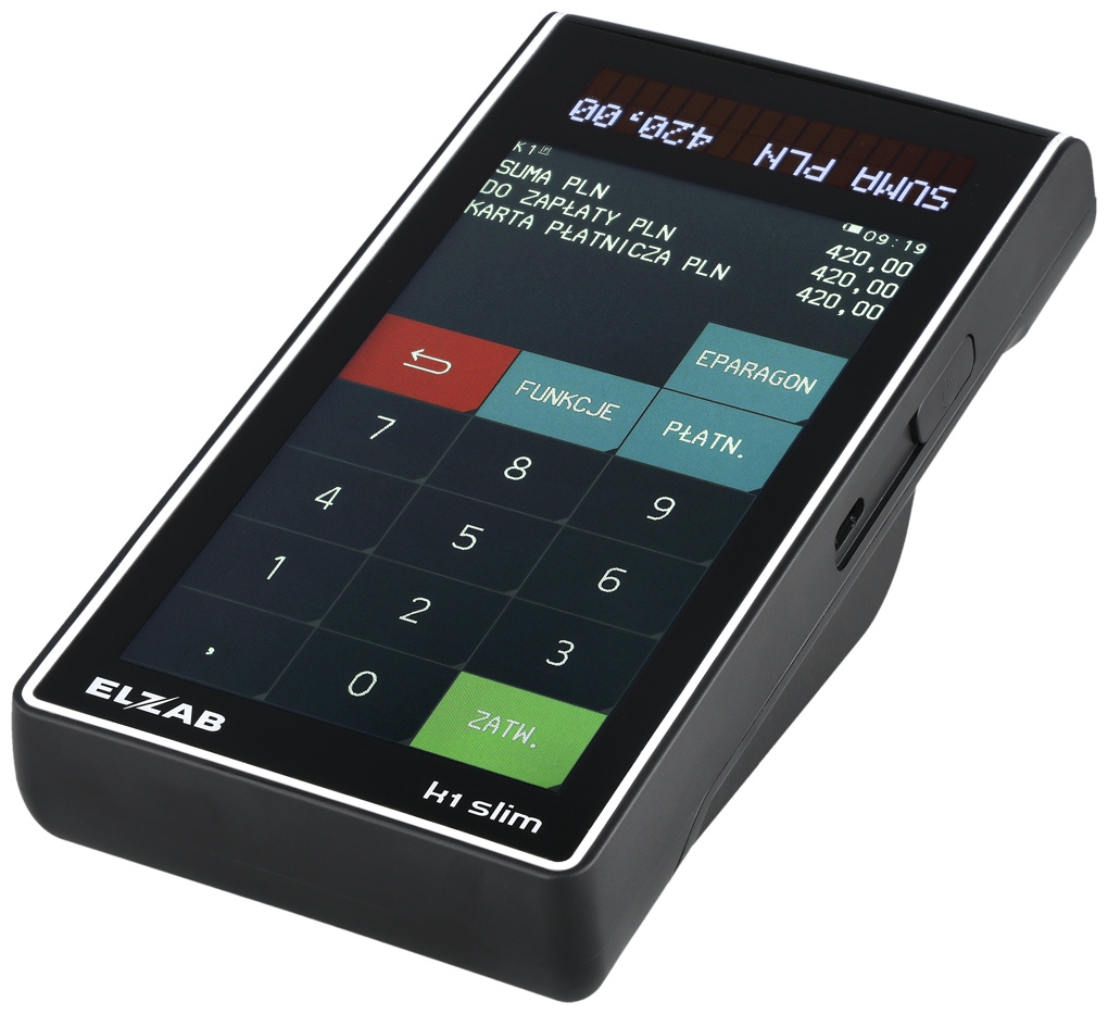 Kasa Fiskalna - Elzab K1 Slim Online BT/WIFI Nowy