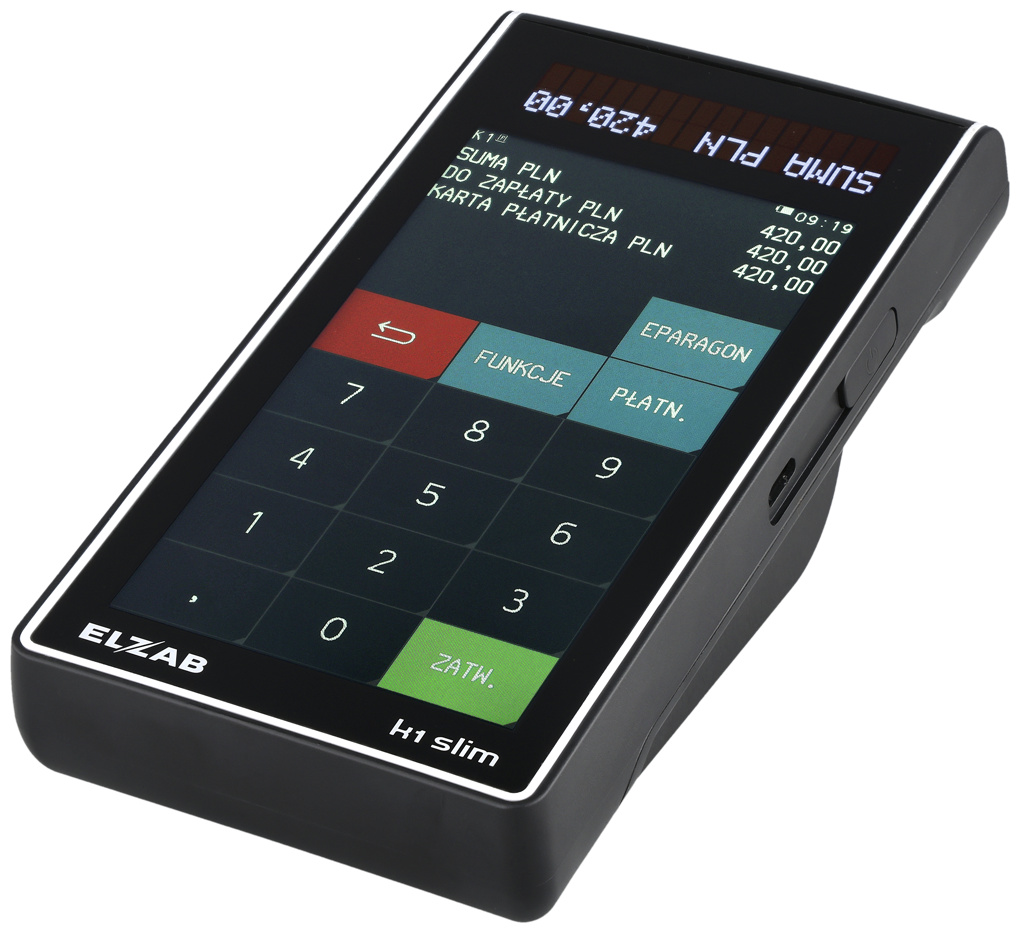 Kasa Fiskalna - Elzab K1 Slim Online BT/GPRS Nowy